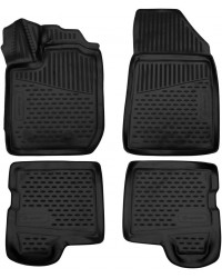 3D Patosnice DACIA Duster MK2, 2017-2023, bez ručice za rezervoar,set 4 kom.
