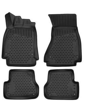 3D Patosnice AUDI A6 (C7), 2011-2018, sedan/bez fioke ispod sedišta, set 4 kom.