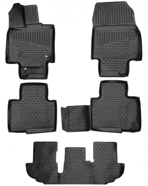 3D Patosnice TOYOTA Highlander (XU70) 2019->, set 5 kom. 