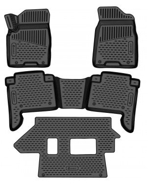 3D Patosnice INFINITI QX80, 2018-2023, bench sedišta, set 4 kom.