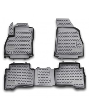 3D Patosnice FIAT Florino / CITROEN Nemo / PEUGEOT Bipper, 2008-2017, set 4 kom.