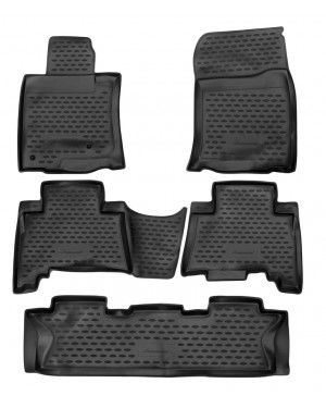 3D Patosnice TOYOTA Land Cruiser Prado (J150) 2009-2023, 7 sedišta, set 5 kom.