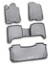 3D Patosnice INFINITI QX56 (JA) 2004-2010, 3 reda sedišta, set 5 kom.